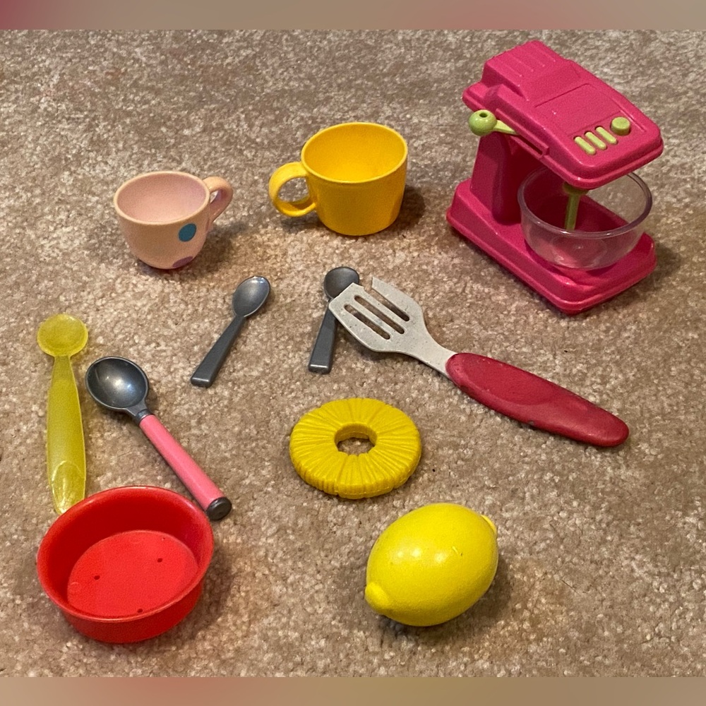 Kids Play Food, Mixer & Kitchen accessories